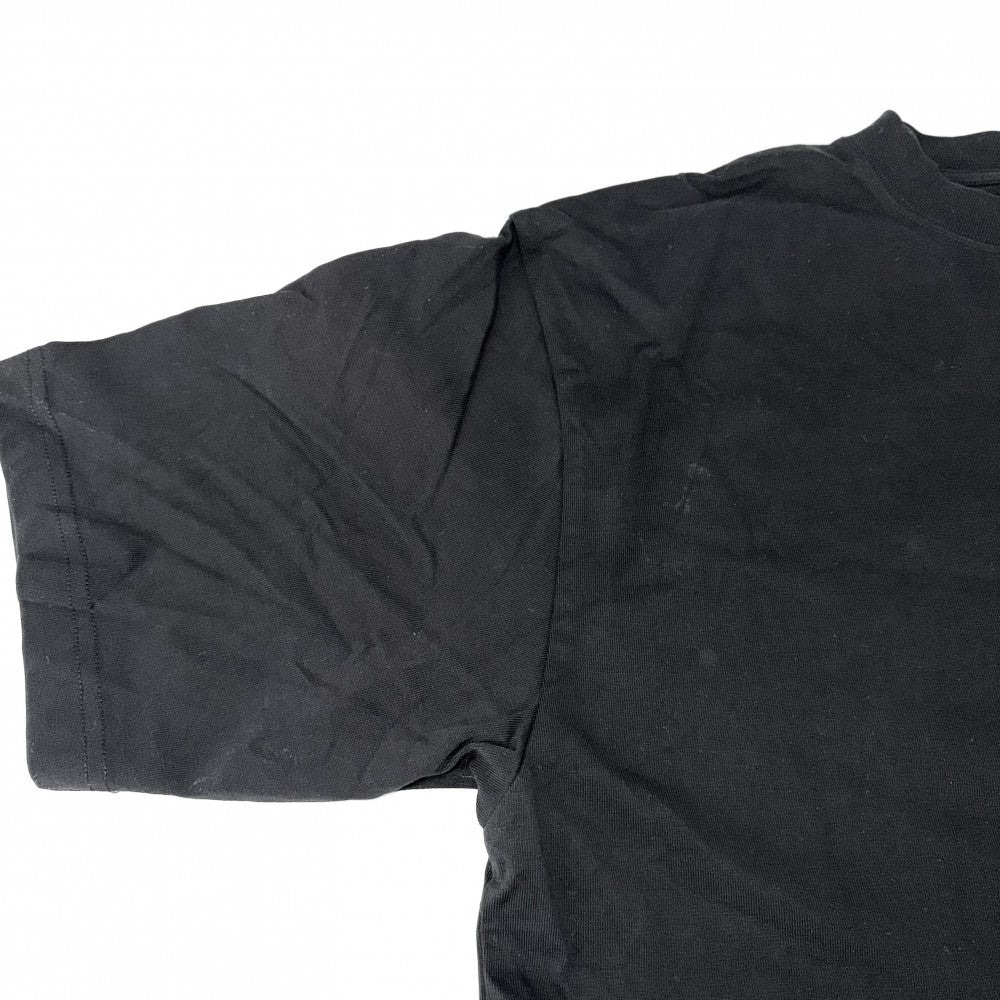 BALENCIAGA バレンシアガ 半袖Ｔシャツ クルーネックTシャツ トップス アパレル 服 XXS 641675 ブラック 黒 オールシーズン コットン メンズ【中古品】