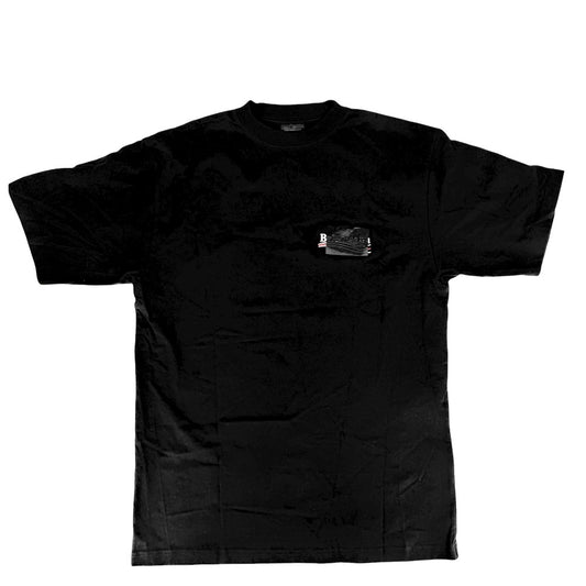 BALENCIAGA バレンシアガ 半袖Ｔシャツ クルーネックTシャツ トップス アパレル 服 XXS 641675 ブラック 黒 オールシーズン コットン メンズ【中古品】