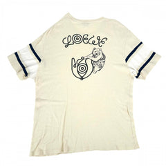【開店SALE】 LOEWE ロエベ ニット IBIZA サマーニットカットソー クルーネック トップス アパレル 服 XL H664Y22J02 アイボリー 春 夏 コットン メンズ【中古品】