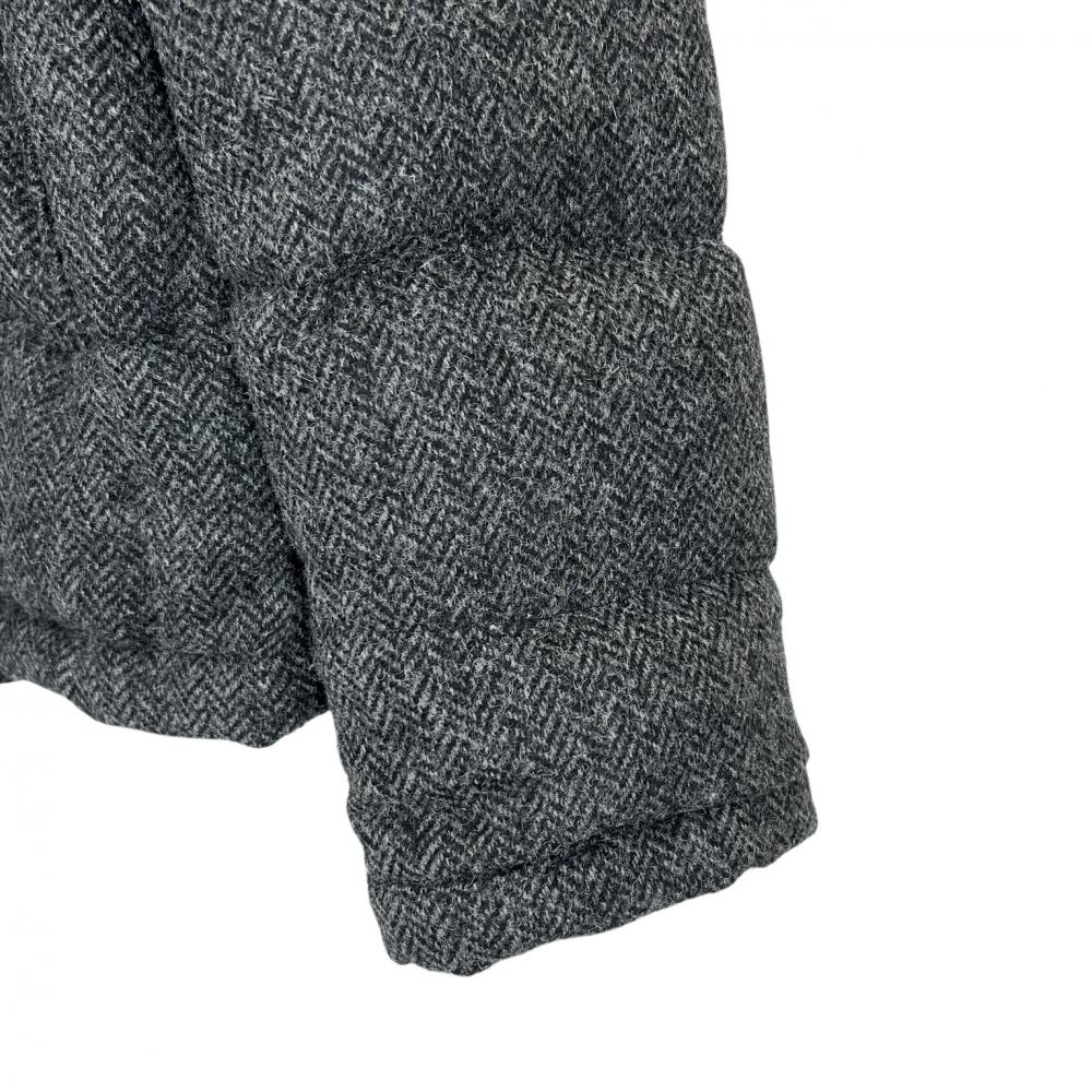 MONCLER モンクレール ダウンジャケット GUYENNE アウター カモフラージュ 迷彩 サイズ２ 320914197885 ブラック 黒 グレー 冬 ウール メンズ【中古品】