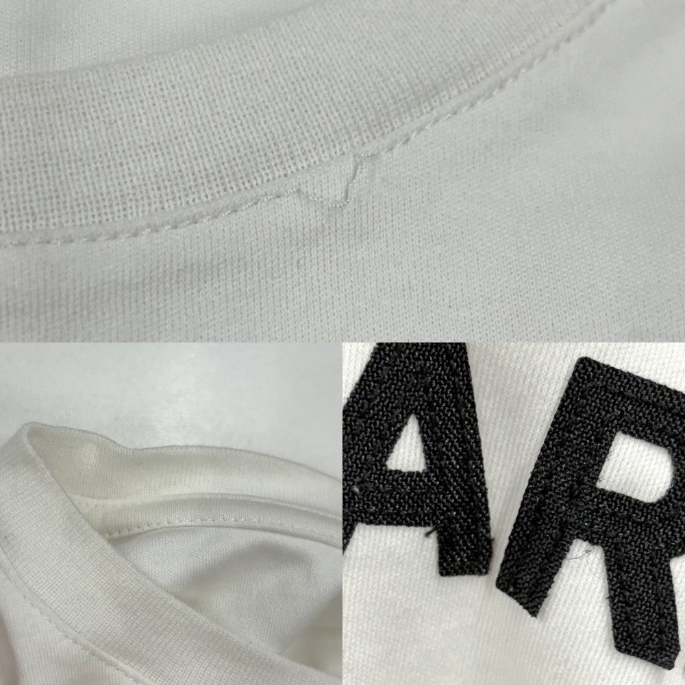 【開店SALE】 Berluti ベルルッティ 半袖Ｔシャツ ロゴ トップス 服 アパレル S ホワイト 白 ブラック 黒 春 夏 コットン メンズ【中古品】