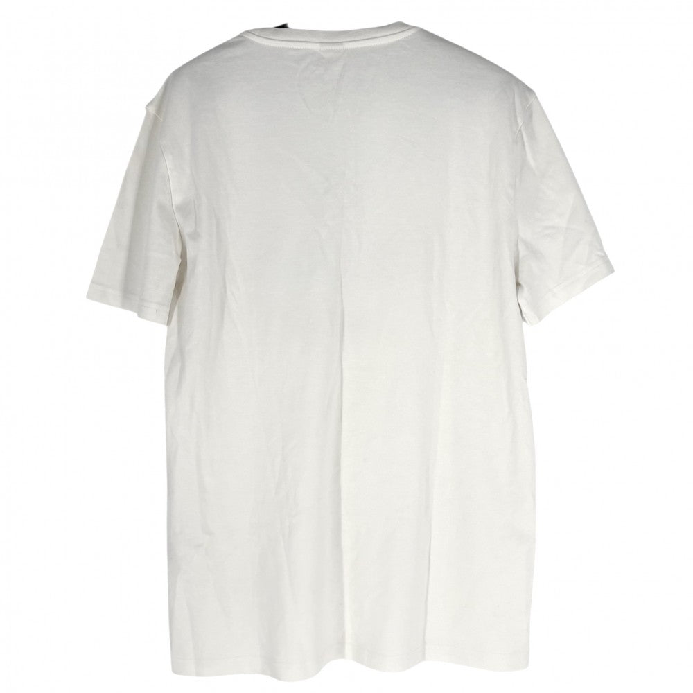 【開店SALE】 Berluti ベルルッティ 半袖Ｔシャツ ロゴ トップス 服 アパレル S ホワイト 白 ブラック 黒 春 夏 コットン メンズ【中古品】