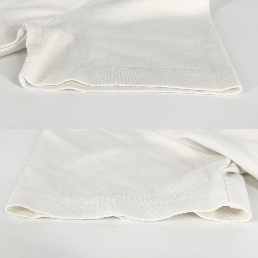 【開店SALE】 Berluti ベルルッティ 半袖Ｔシャツ ロゴ トップス 服 アパレル S ホワイト 白 ブラック 黒 春 夏 コットン メンズ【中古品】