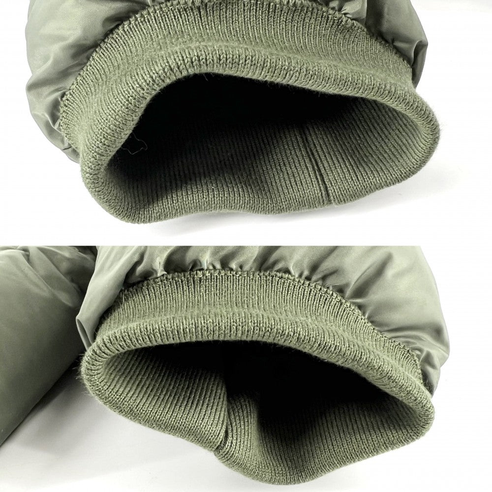 【開店SALE】 MONCLER モンクレール ダウンジャケット DIYA ダウンコート ブルゾン 1サイズ アウター アパレル 服 I20911A00159 カーキ オレンジ シルバー金具 秋 冬 ナイロン メンズ【中古品】