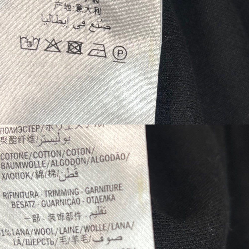 GUCCI グッチ ブルゾン シェリーライン テクニカルジャージ サイドライン アウター 474634 アパレル 服 M ブラック 黒 シルバー金具 春 秋 ポリエステル コットン メンズ【中古品】