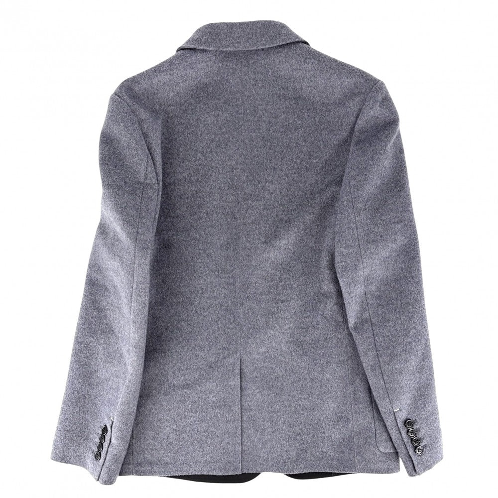 Berluti ベルルッティ アウター テーラードジャケット アパレル 服 48 グレー ブルー 青 春 秋 ウール カシミヤ レディース【中古品】