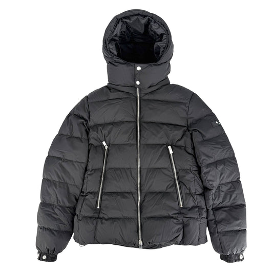 TATRAS タトラス ダウンジャケット エンリ ブラック 黒 シルバー金具 冬 ナイロン メンズ【中古品】