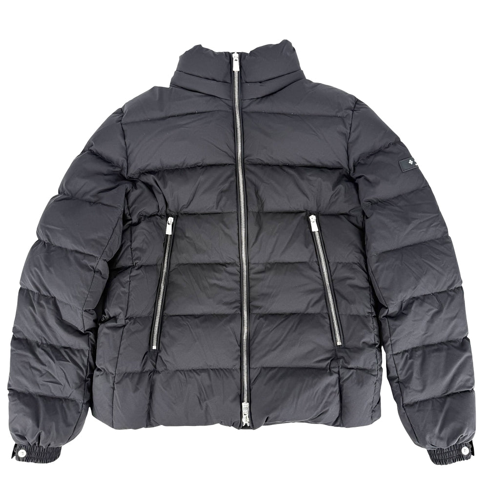 TATRAS タトラス ダウンジャケット エンリ ブラック 黒 シルバー金具 冬 ナイロン メンズ【中古品】