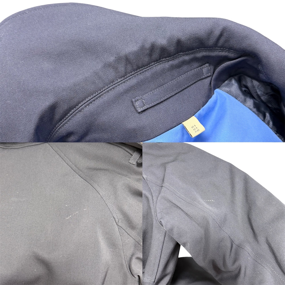 BURBERRY バーバリー トレンチコート ロングコート アウター アパレル 服 8003619 ネイビー 紺 冬 ウール レディース【中古品】