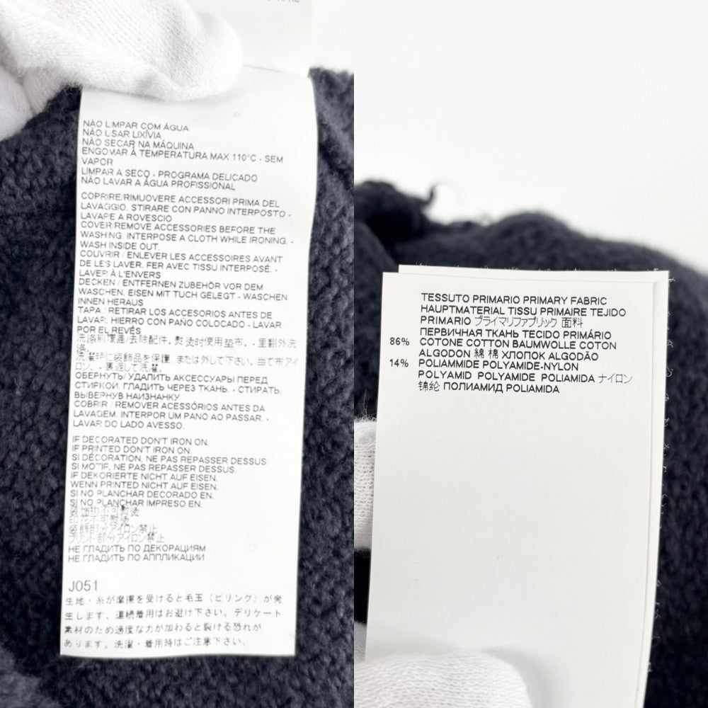MARTIN MARGIELA マルタンマルジェラ ニット Maison Margiela メゾンマルジェラ 4ステッチ ロングニット トップス 服 アパレル XS S51GP0225 S17664 ネイビー 紺 秋 冬 コットン ナイロン レディース【中古品】