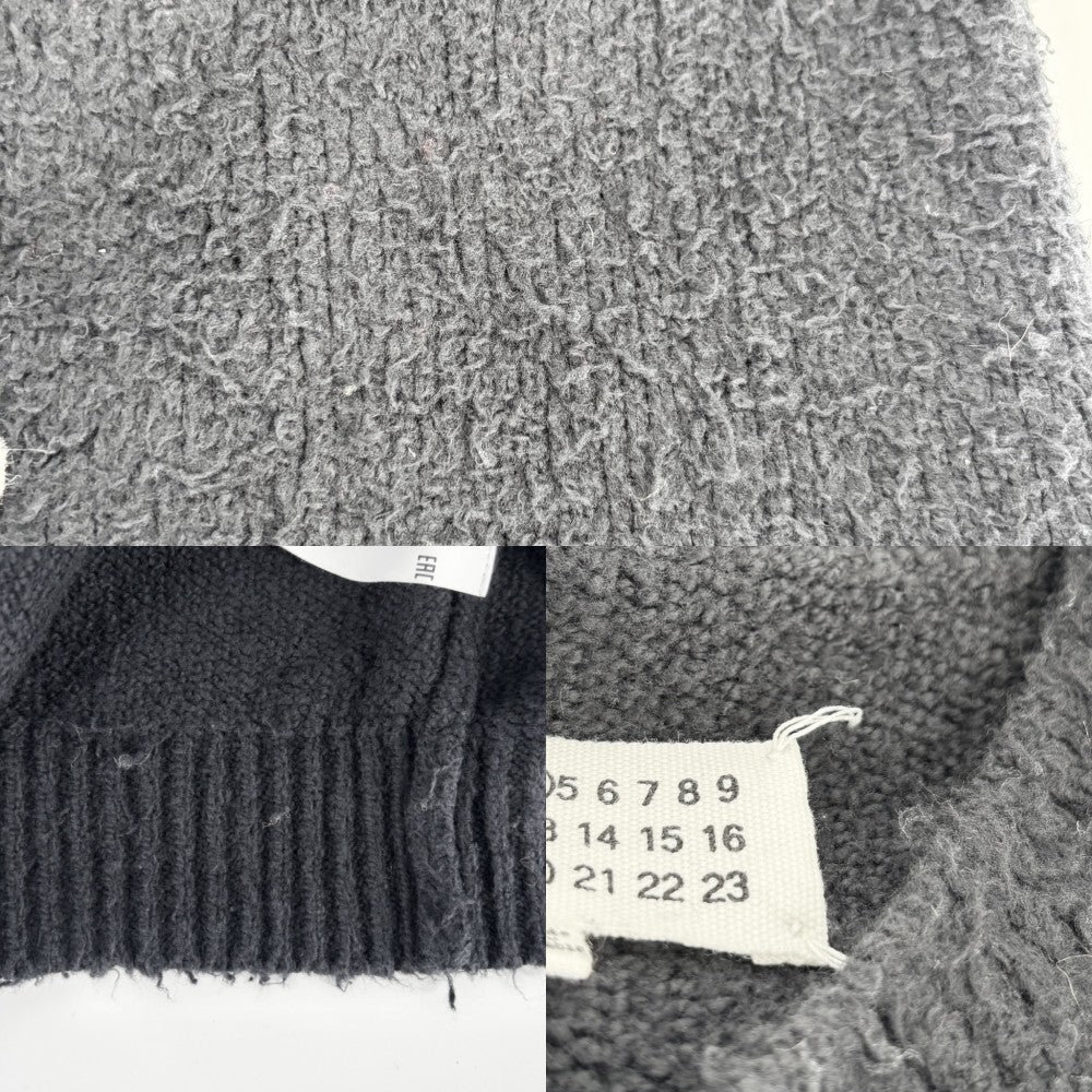 MARTIN MARGIELA マルタンマルジェラ ニット Maison Margiela メゾンマルジェラ 4ステッチ ロングニット トップス 服 アパレル XS S51GP0225 S17664 ネイビー 紺 秋 冬 コットン ナイロン レディース【中古品】