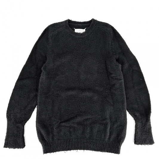 MARTIN MARGIELA マルタンマルジェラ ニット Maison Margiela メゾンマルジェラ 4ステッチ ロングニット トップス 服 アパレル XS S51GP0225 S17664 ネイビー 紺 秋 冬 コットン ナイロン レディース【中古品】
