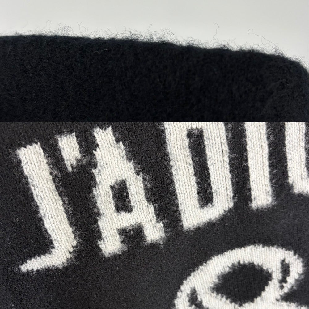 Christian Dior クリスチャンディオール ニット J'ADIOR 8 ボクシーセーター トップス アパレル 服 36 ブラック 黒 春 秋 冬 カシミヤ レディース【中古品】