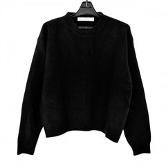 Christian Dior クリスチャンディオール ニット J'ADIOR 8 ボクシーセーター トップス アパレル 服 36 ブラック 黒 春 秋 冬 カシミヤ レディース【中古品】