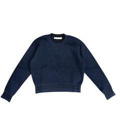 Christian Dior クリスチャンディオール ニット J'ADIOR 8 ボクシーセーター トップス アパレル 服 36 ネイビー 紺 春 秋 冬 カシミヤ ナイロン ポリウレタン レディース【中古品】