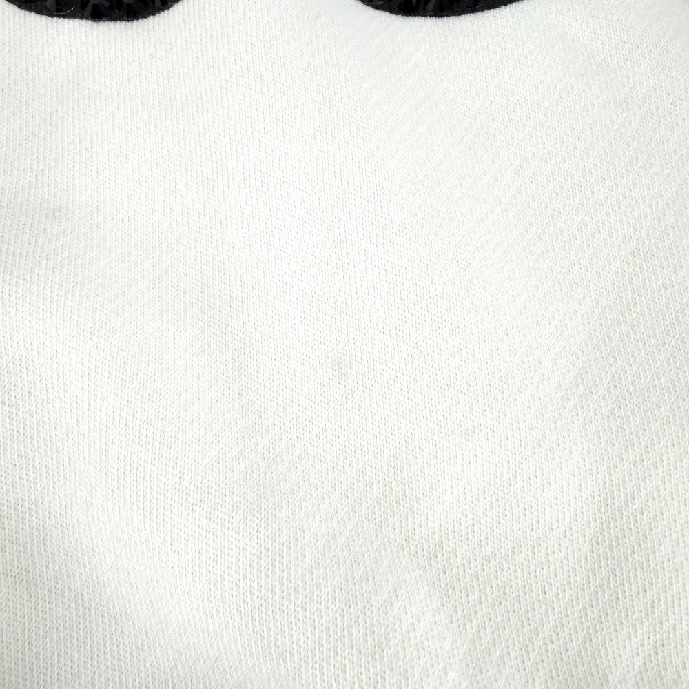 【開店SALE】 GUCCI グッチ スウェット ロゴ トップス クルーネック 服 アパレル XS 617964 オフホワイト 春 夏 コットン ラインストーン メンズ【中古品】