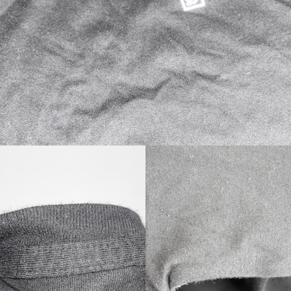 CHROME HEARTS クロムハーツ 長袖Ｔシャツ ダガー ロゴ クルーネック トップス 服 アパレル ホースシュー L ブラック 黒 コットン レーヨン メンズ【中古品】