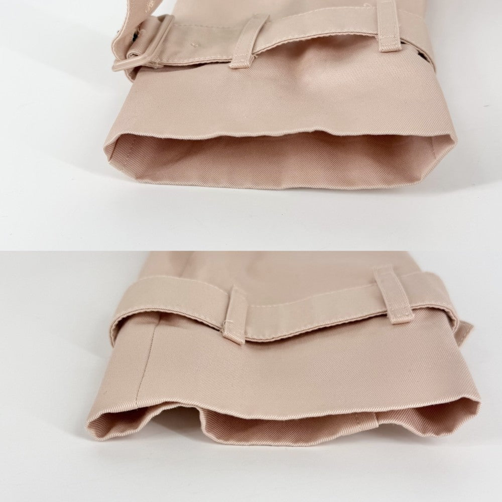 BURBERRY バーバリー トレンチコート ウォータールー ヘリテージ ロングコート アウター アパレル 服 ノバチェック 34 8054325 ピンク シルバー金具 春 秋 コットン レディース【中古品】