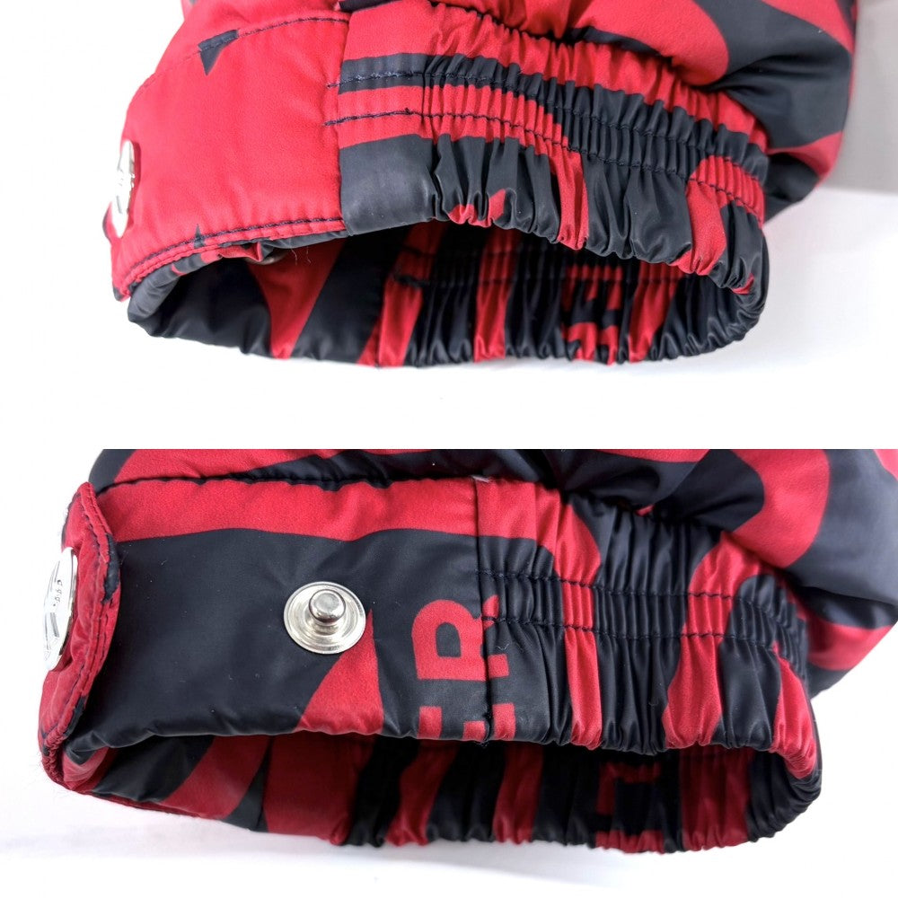 MONCLER モンクレール ダウンジャケット FRIOLAND アウター アパレル 1サイズ 服 F20911A59800 レッド 赤 ブラック 黒 ブラック金具 冬 ポリエステル メンズ【中古品】