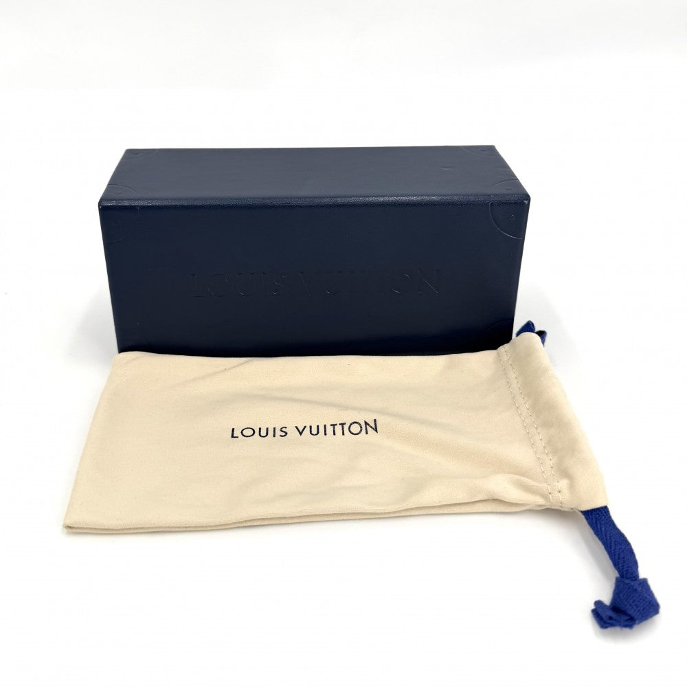 LOUIS VUITTON ルイヴィトン サングラス マイLVチェーン・ラウンド アイウェア 眼鏡 ファッションアイテム Z1522E ゴールド レディース【中古品】