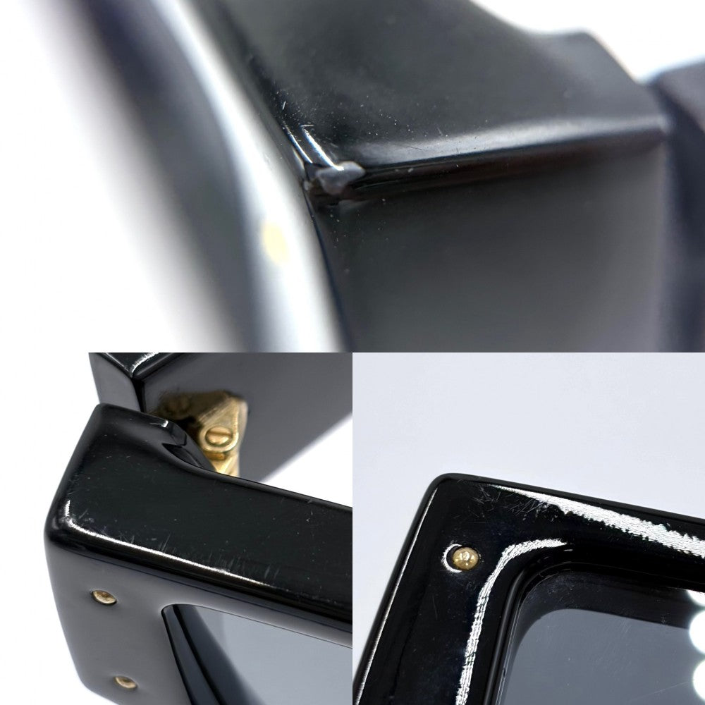 LOUIS VUITTON ルイヴィトン サングラス モノグラムフラワー サングラスサイクロン 眼鏡 アイウェア ファッションアイテム 小物 Z1578E アセテート ブラック 黒 ゴールド金具 メンズ【中古品】