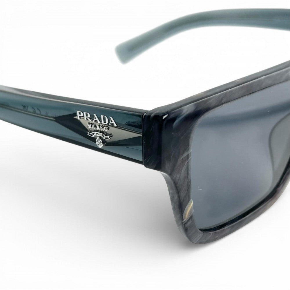 PRADA プラダ サングラス SPR03Z-F アセテート ブラック 黒 その他金具 メンズ【中古品】