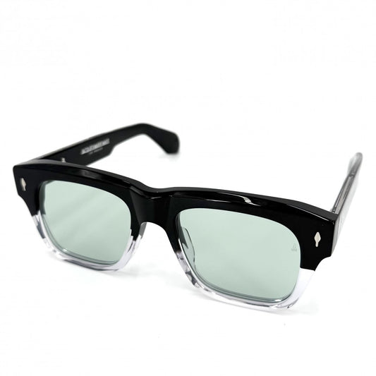 サングラス JACQUESMARIEMAGE ジャックマリーマージュ ファッションアイテム 眼鏡 ブラック 黒 シルバー金具 メンズ【中古品】