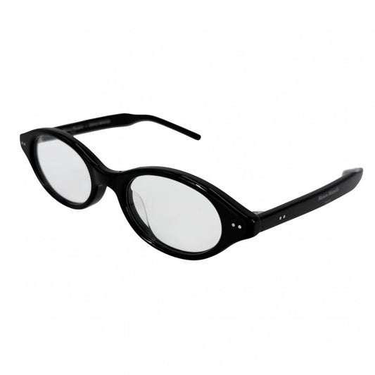 サングラス GENTLE MONSTER Maison Margiela アイウェア 眼鏡 ジェントルモンスター×メゾンマルジェラ MM111 ブラック 黒 シルバー金具 ユニセックス【中古品】