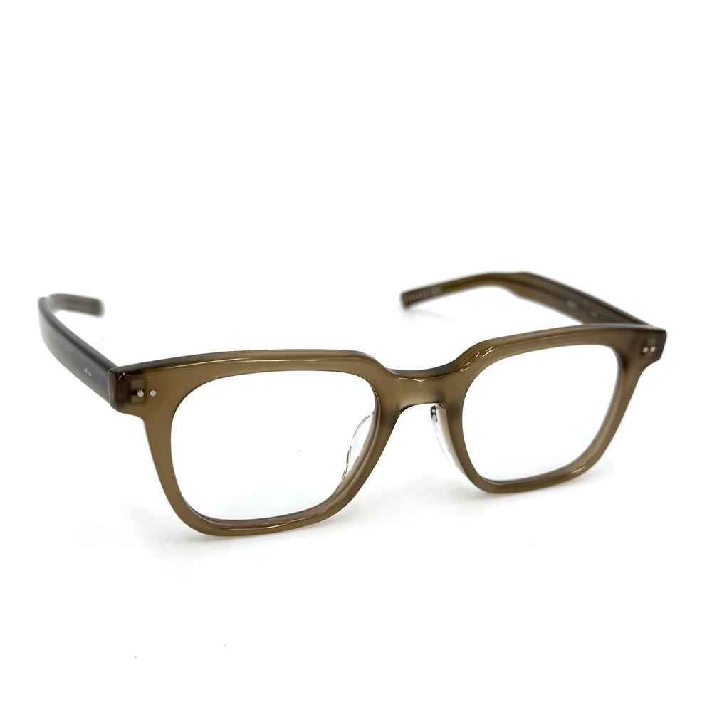 サングラス GENTLE MONSTER Maison Margiela アイウェア 眼鏡 ジェントルモンスター×メゾンマルジェラ MM117 クリアブラウン シルバー金具 ユニセックス【中古品】