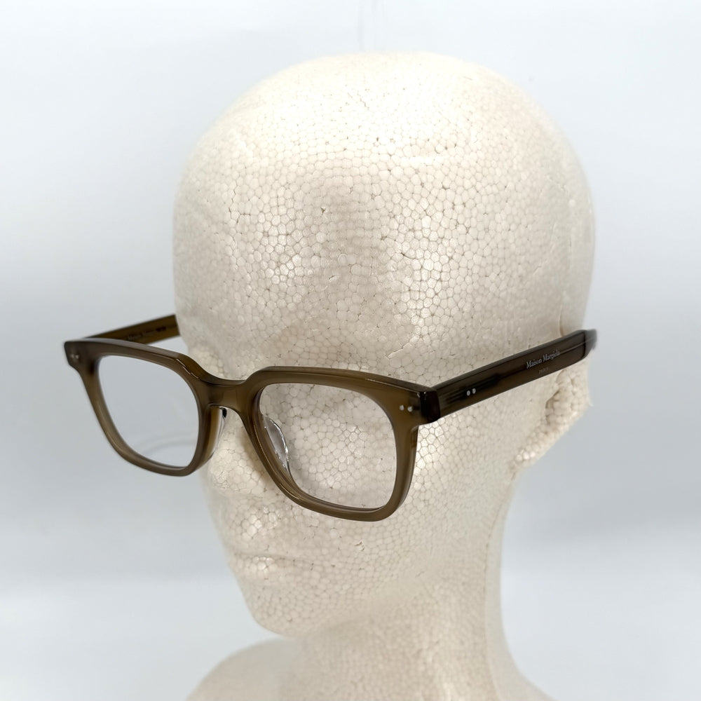 サングラス GENTLE MONSTER Maison Margiela アイウェア 眼鏡 ジェントルモンスター×メゾンマルジェラ MM117 クリアブラウン シルバー金具 ユニセックス【中古品】