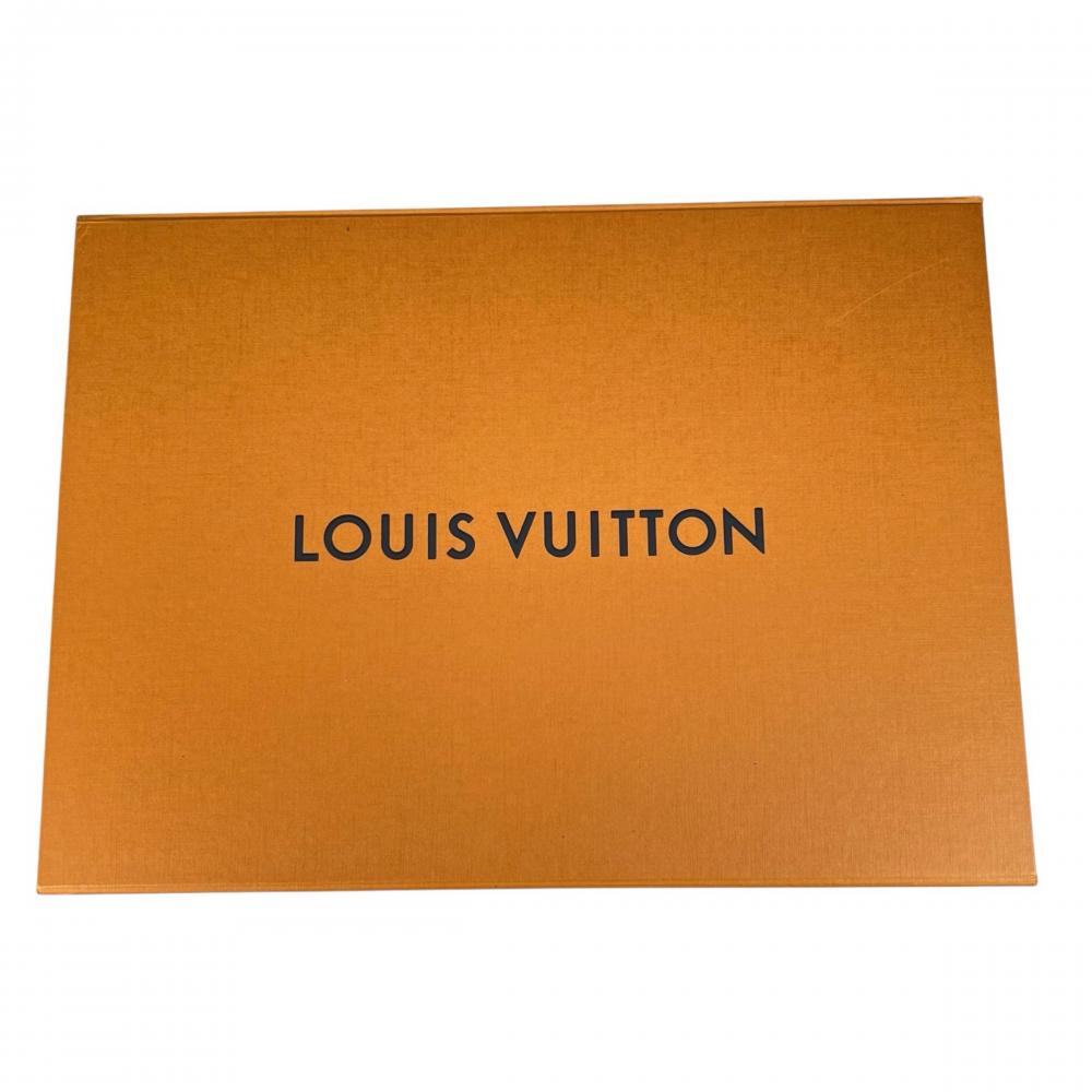 LOUIS VUITTON ルイヴィトン マフラー エシャルプ・ロゴマニア LVロゴ M72432 ウール シルク ルビー レディース 約825g【中古品】