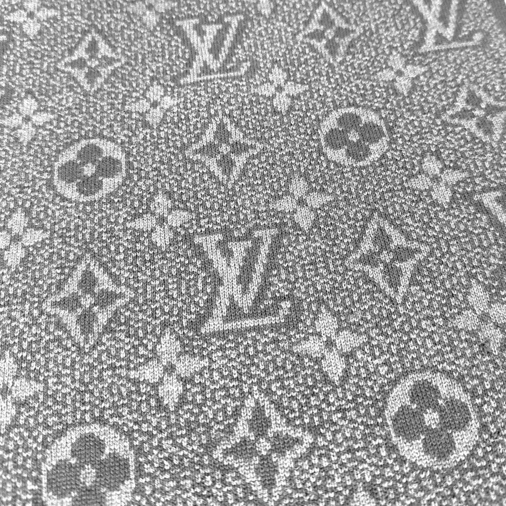 LOUIS VUITTON ルイヴィトン マフラー マフラー マイ・モノグラム・エクリプス ストール M73468 秋 冬 ウール ブラック 黒 メンズ【中古品】