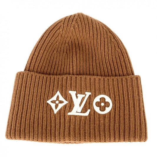 LOUIS VUITTON ルイヴィトン ニットキャップ ビーニー・LV ヘッドライン ニット帽 帽子 ファッションアイテム Sサイズ M78928 秋 冬 ウール ブラウン 茶 レディース【中古品】