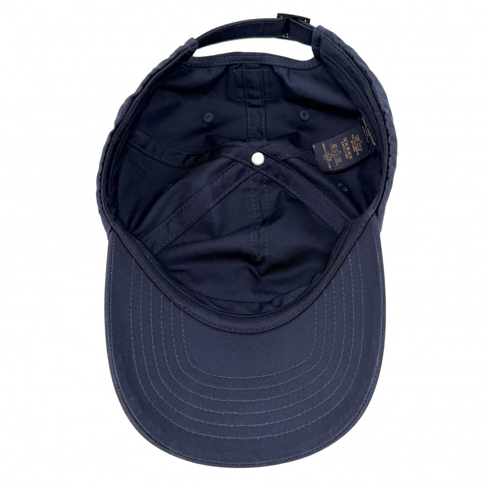 LOUIS VUITTON ルイヴィトン キャップ キャップ・シグネチャー ベースボールキャップ 帽子 Sサイズ ネイビー M5148M コットン マリーヌ シルバー金具 メンズ【中古品】