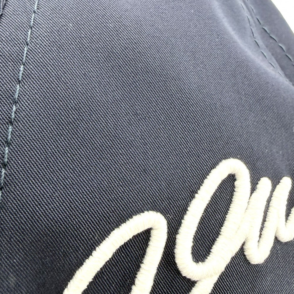LOUIS VUITTON ルイヴィトン キャップ キャップ・シグネチャー ベースボールキャップ 帽子 Sサイズ ネイビー M5148M コットン マリーヌ シルバー金具 メンズ【中古品】