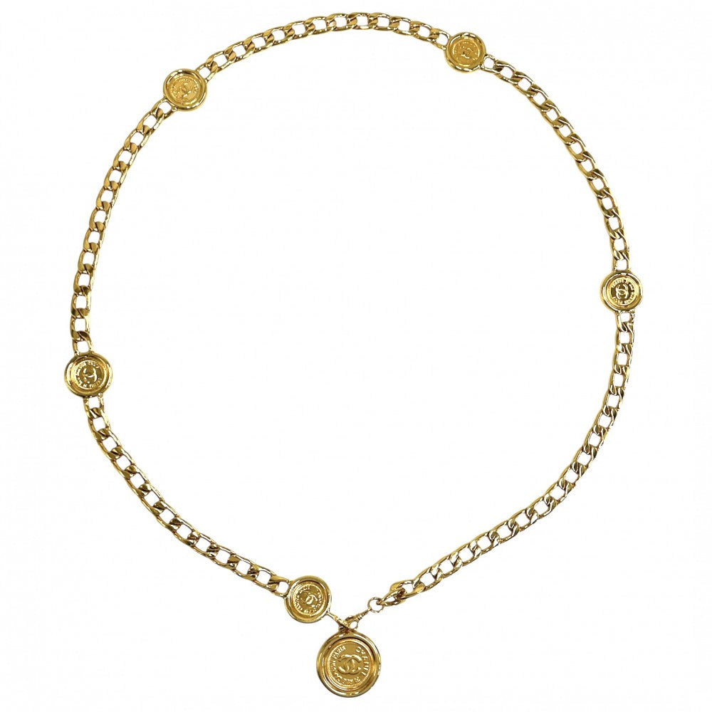 【開店SALE】 CHANEL シャネル ベルト チェーンベルト ココマーク ヴィンテージ ファッションアイテム 小物 94A GP レディース 1994年【中古品】
