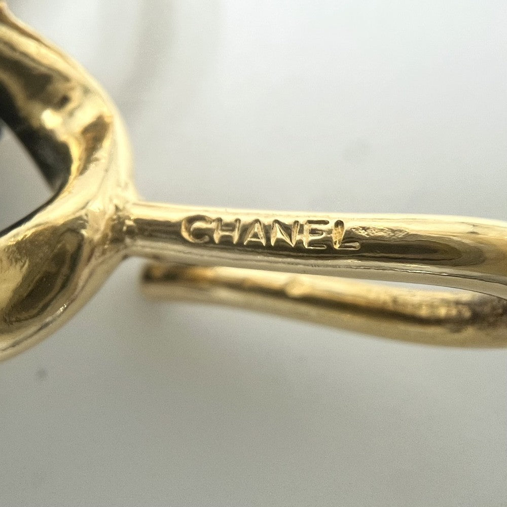 CHANEL シャネル ベルト メダル チェーンベルト ファッションアイテム 小物 ココマーク ヴィンテージ GP レザー ブラック 黒 ゴールド金具 レディース【中古品】