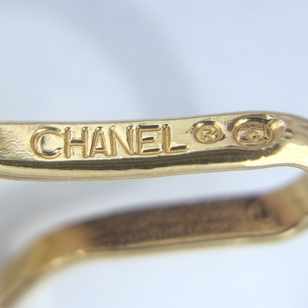 CHANEL シャネル ベルト メダル チェーンベルト ファッションアイテム 小物 ココマーク ヴィンテージ GP レザー ゴールド ブラック 黒 レディース【中古品】