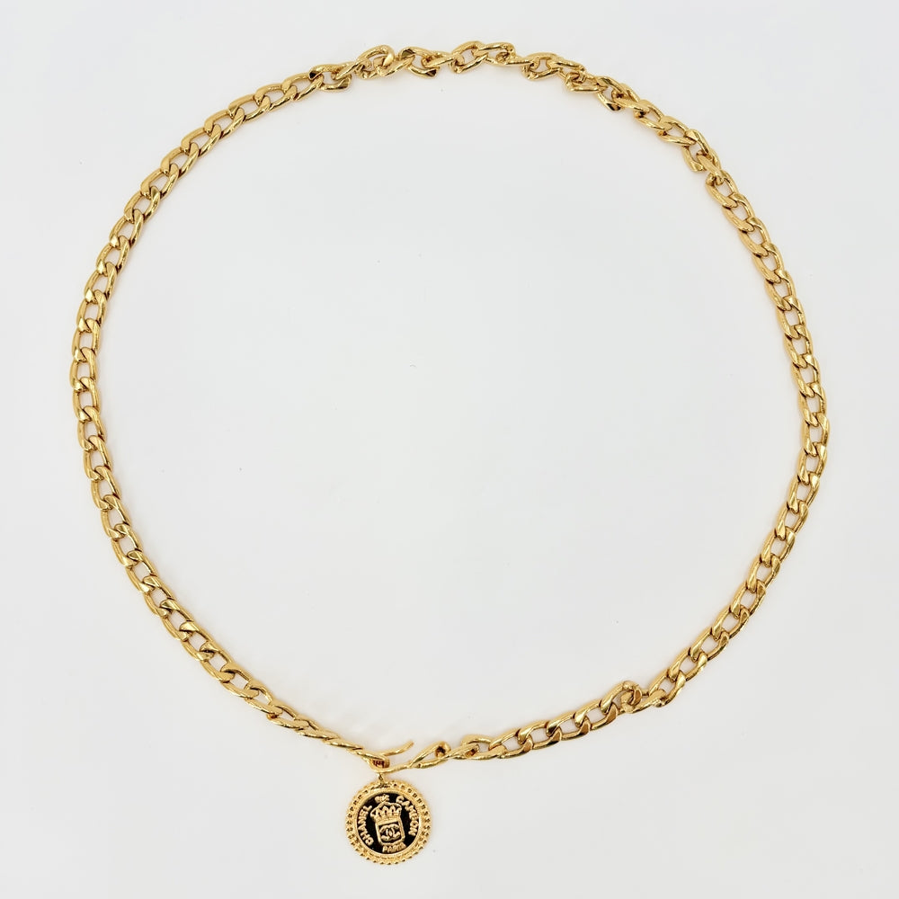 CHANEL シャネル ベルト メダル チェーンベルト ファッションアイテム 小物 カンボン RUE CAMBON ココマーク ヴィンテージ GP ゴールド レディース【中古品】