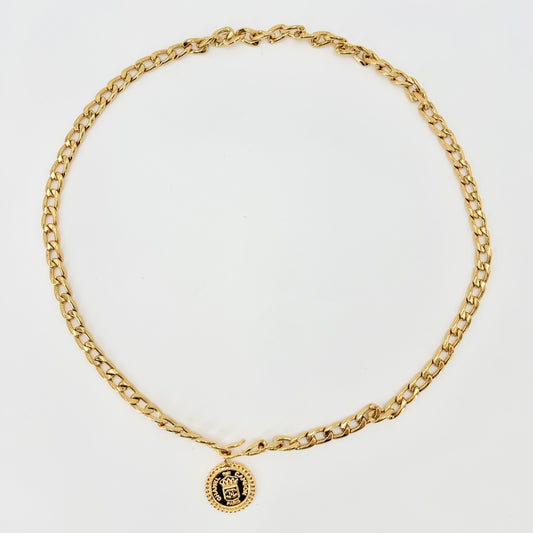 CHANEL シャネル ベルト メダル チェーンベルト ファッションアイテム 小物 カンボン RUE CAMBON ココマーク ヴィンテージ GP ゴールド レディース【中古品】