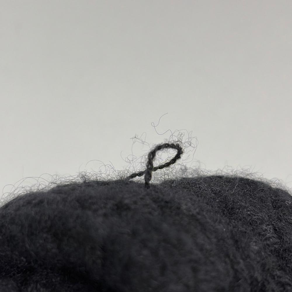 CHANEL シャネル マフラー ファッションアイテム ニット ココマーク ココ チェーン 秋 冬 カシミヤ ブラック 黒 レディース【中古品】