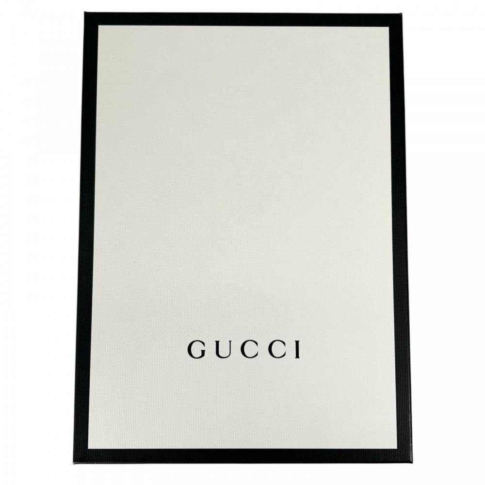 GUCCI グッチ マフラー シェリーライン PSAG900087 ウール シルク ブラウン 茶 レディース【中古品】
