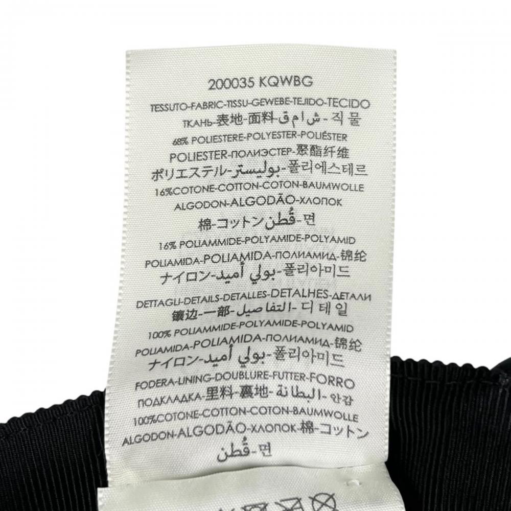 GUCCI グッチ キャップ シェリーライン オリジナルGGキャンバス ベースボールキャップ Mサイズ 200035 GGキャンバス ブラック 黒 ユニセックス 約515g【中古品】