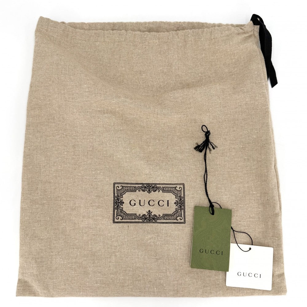 GUCCI グッチ 帽子 GGキャンバス バケットハット ダブルG ファッションアイテム Lサイズ 576587 ポリエステル コットン ナイロン ブラック 黒 ゴールド金具 ユニセックス【中古品】