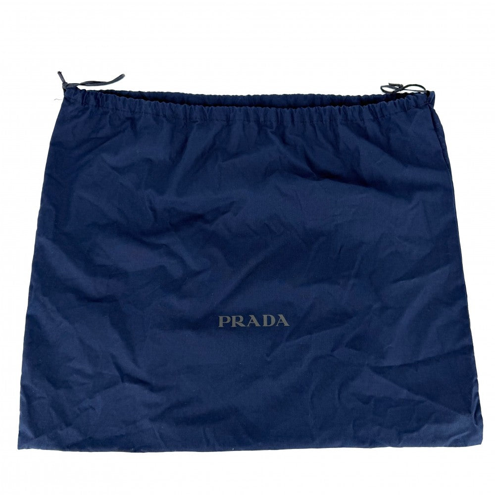 PRADA プラダ 帽子 Re-Nylon ファッションアイテム バケットハット トライアングルロゴ メンズ レディース Mサイズ 2HC137 ナイロン ブラック 黒 グリーン 緑 ユニセックス【中古品】