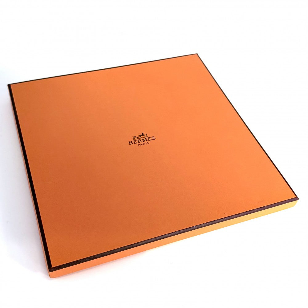 【開店SALE】 HERMES エルメス スカーフ カレ90 CLAIR DE LUNE クレール ドゥ リュンヌ ファッションアイテム Carres ダブルフェイス シルク ネイビー 紺 ブラウン 茶 レディース【中古品】