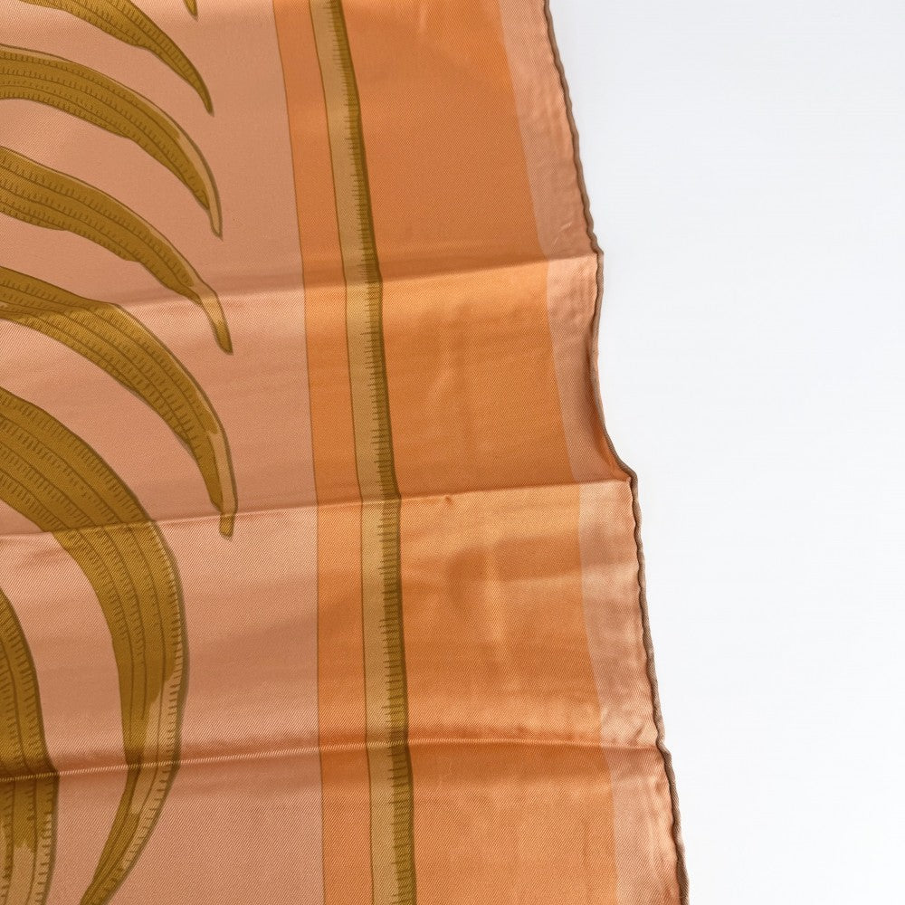 【開店SALE】 HERMES エルメス スカーフ カレ140 Tigre Royal 王者の虎 ファッションアイテム Carres 大判 シルク オレンジ レディース【中古品】