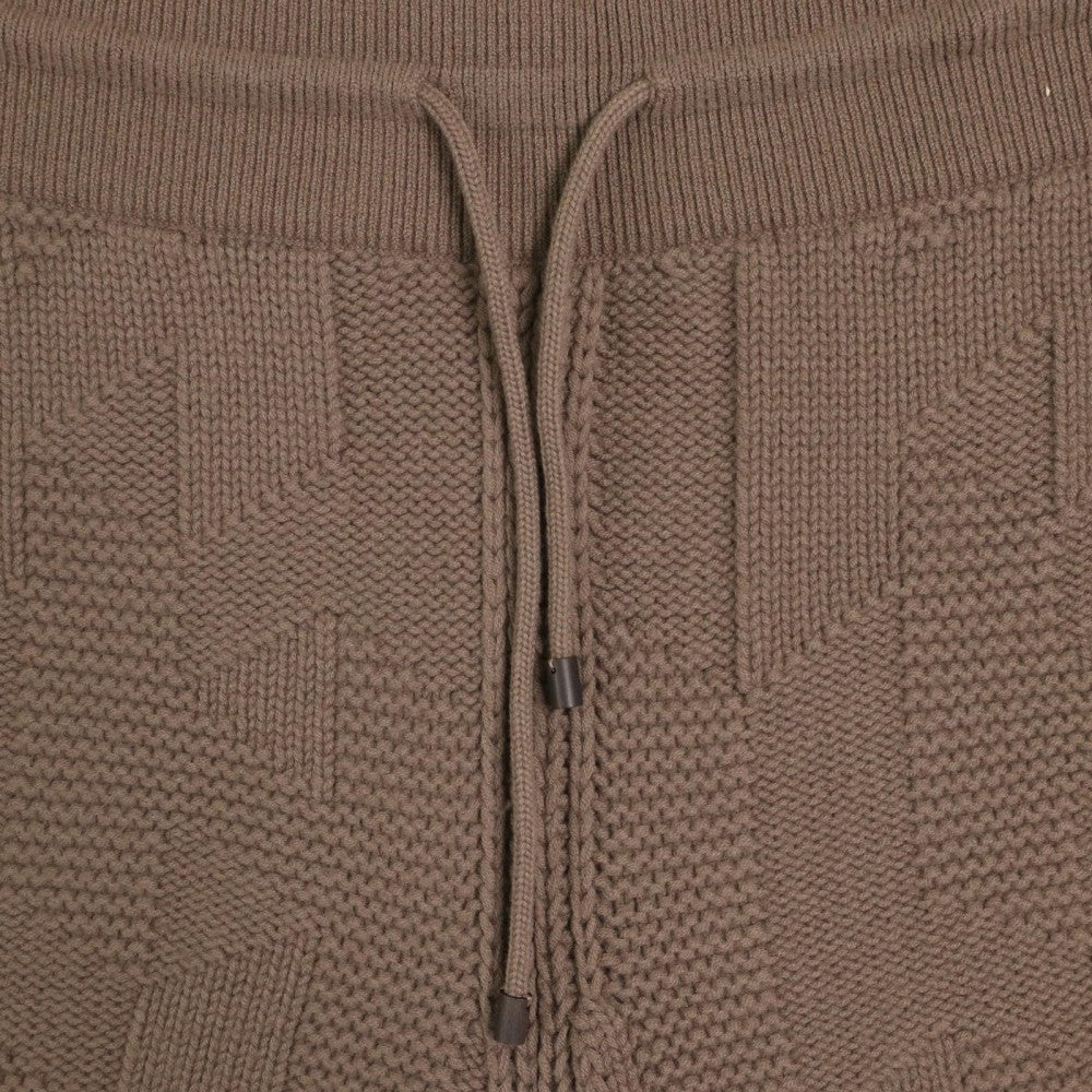 HERMES エルメス パンツ ニットハーフパンツ アパレル 服 ボトムス 38 ブラウン 茶 春 秋 ウール レディース【中古品】