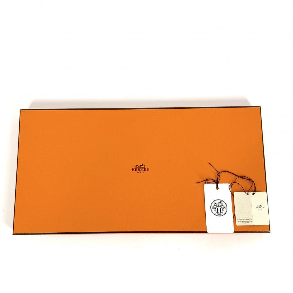 HERMES エルメス マフラー レトル・オ・カレ ファッションアイテム 秋 冬 カシミヤ ブルー 青 ベージュ レディース【中古品】