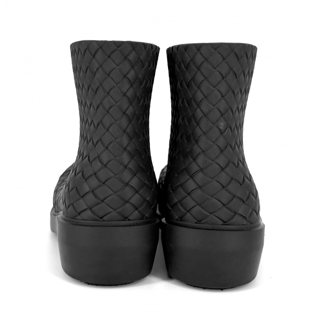 【開店SALE】 BOTTEGAVENETA ボッテガヴェネタ ブーツ ファイヤーマン アンクルブーツ アンクルブーツ ファッションアイテム 靴 サイズ35 ラバー ブラック 黒 レディース【中古品】